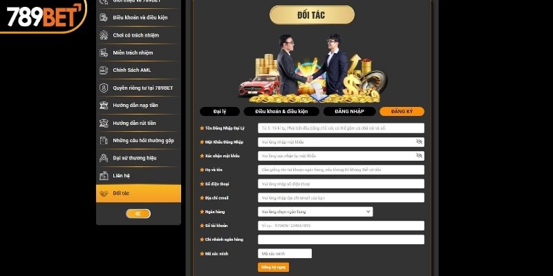 Hướng dẫn cách đăng ký đại lý 789BET