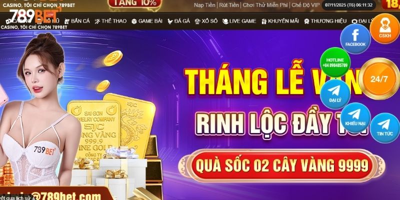 Các phương thức nhận hỗ trợ hợp lệ hiện nay của 789BET 